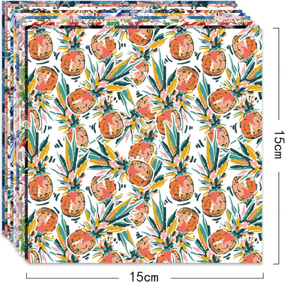 Origami Paper Kit 50 Sheets 6 Inch Square Double Sided Color 10 Vivid Colors for Hand Crafts Origami Paper Arts Creativity.Flowers and Birds - Crafty Corner