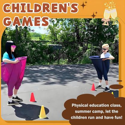 Granny Pants Yard Game – Hilarious Giant Stretchy Pant with Inflatable Ball Relay Set for Families, Adults, and Backyard Parties