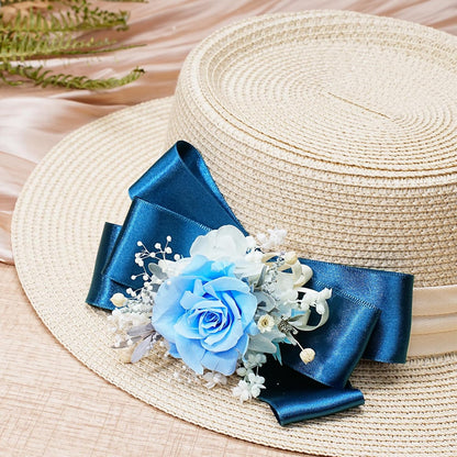 LaRibbons Navy Satin Ribbon 1 1/2 Inch 50 Yards Luxury Double Faced Blue Silk Ribbon for Flower Bouquet Crafts Gift Wrapping Wedding Bow Decoration - Crafty Corner