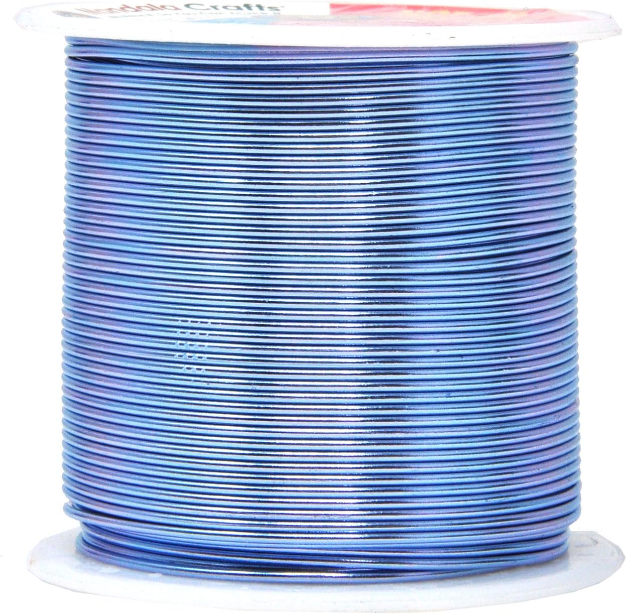Mandala Crafts 18 Gauge Anodized Aluminum Craft Wire for Jewelry Making - 450 FT Colored Flexible Silver Copper True Blue Pink Ice Blue Green Wire - Bendable for Bonsai Armature Crafting Sculpting - Crafty Corner