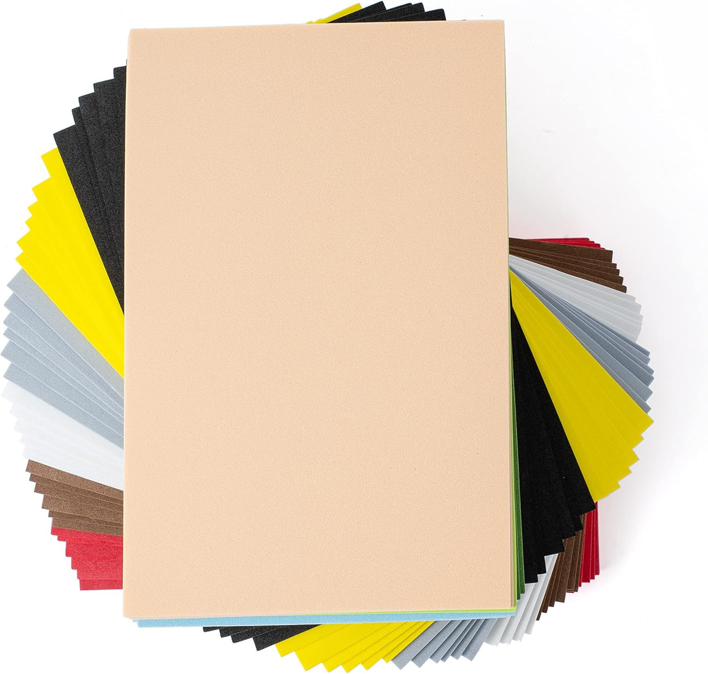 Crafare 8.5x5.5inch Colorful Foam Sheets Crafts 20 Assorted Colors 92 Pack 2mm Thick EVA Foam Sheet for School Project Supply Scrapbooking DIY Cosplay Handcraft - Crafty Corner