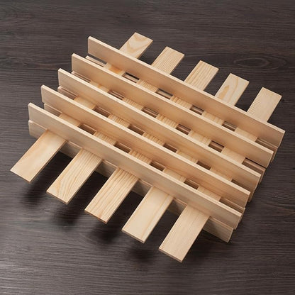 Wood Strips Slats for Wall, Wooden Sticks for Crafts 1/4" ×1.5" × 15", 15 PCS Wood Trim Planks Flat Lumber Boards Square Dowel Rods Wooden Dowels for Crafting, Woodworking, Model Making