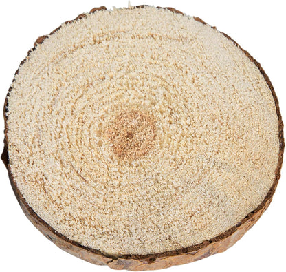 Wood Slices in Mesh Bag for Crafts DIY Projects Rustic Wedding Decorations Ornaments Coasters Tags Home Decor (Natural)
