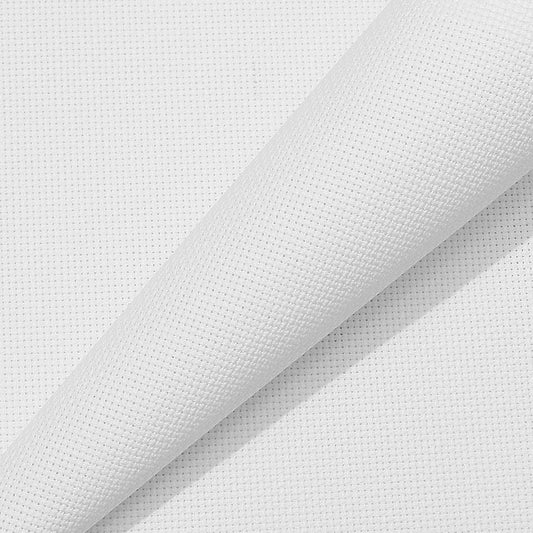 Aida Cloth 18 Count Cross Stitch Fabric,19×28inch (18CT, White)