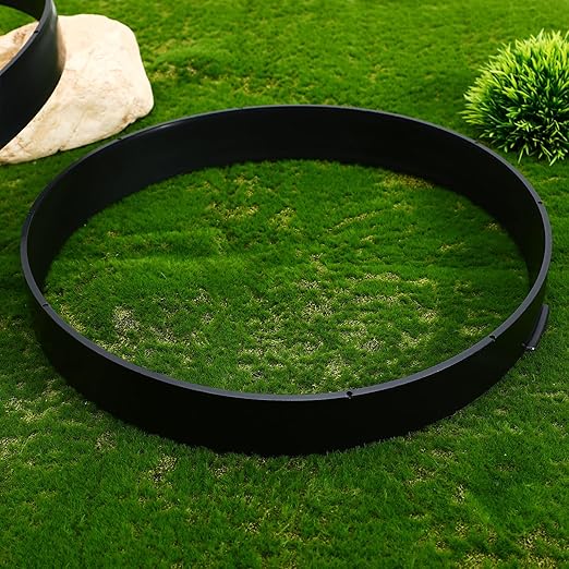2pcs Round Stepping Stone Mold: Reusable Concrete Paver Molds for Walkways & Patios Plastic Pathmaker Kit for DIY Garden, Yard, Courtyard Paving Bricks & Cement Mix Masonry Projects