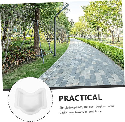 KESYOO Concrete Stepping Stone Mold Garden Paver Molds for Diy Pathway Cement Paving Kit Brick for Outdoor