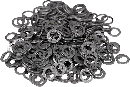 Lord of Battles 200G-1Kg Chainmail Loose Rings for Armor Crafting Perfect for DIY Chainmail Projects & Armor Repairs (1 Kg Mild Steel with Flat Rings - 6mm 18 Gauge)