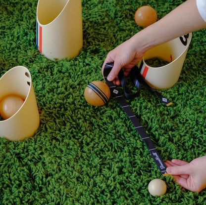 Meet Your New Favorite Yard Game. It Blends The Best Parts of Bocce, A Popular Arcade Game, & Cornhole to Create an Addictive and Portable Yard Game You’ll Want to take with You Everywhere