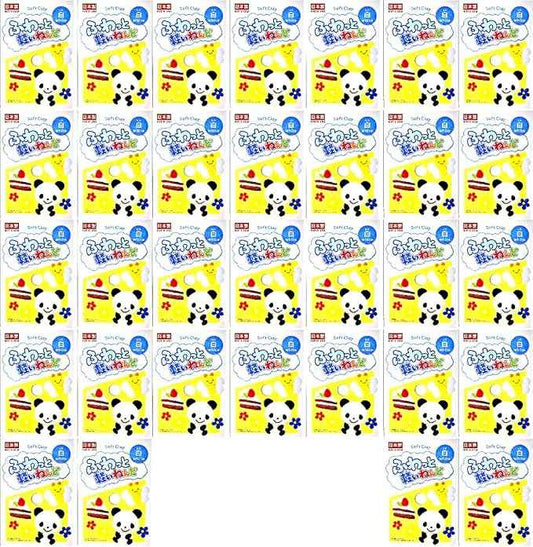 YACHIYO DAISO Soft Clay Lightweight Fluffy Packs (32 Set, White)
