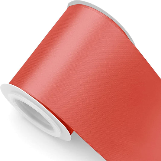 Humphrey's Craft 3 Inch Watermelon Double Faced Satin Ribbon - 5 Yards Variety of Color for Crafts Gift Wrapping Cutting Ceremony Decoration Sewing Christmas Tree Wedding and Dining Tables. - Crafty Corner
