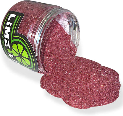 LiME LiNE Sprayable Metal Flake Paint Additive: Solvent Resistant Glitter for Automotive Custom Painting (PINK)