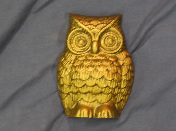 4 inch Garden Owl Plastic Craft Mold use with Concrete or Cement to Make 7231
