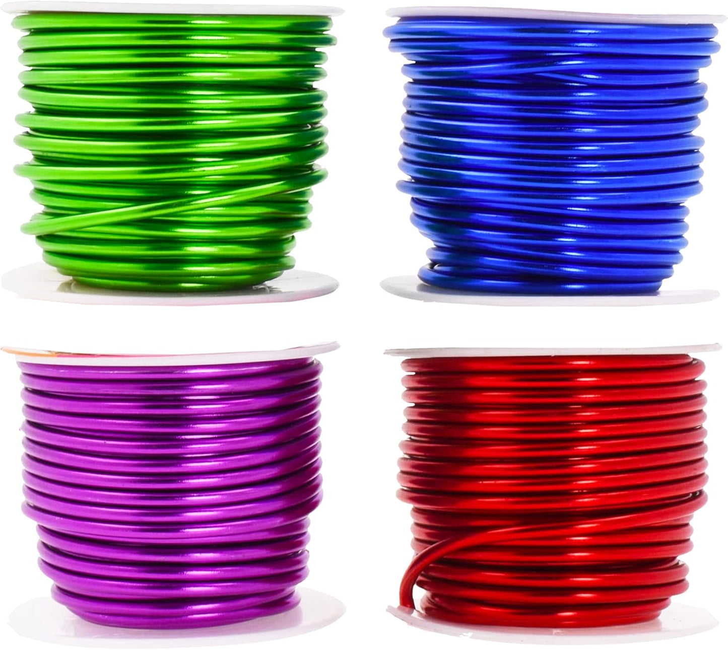 Mandala Crafts 10 Gauge Anodized Aluminum Craft Wire for Jewelry Making - 128 FT Colored Flexible Rainbow Wire - Bendable for Bonsai Armature Crafting Sculpting - Crafty Corner