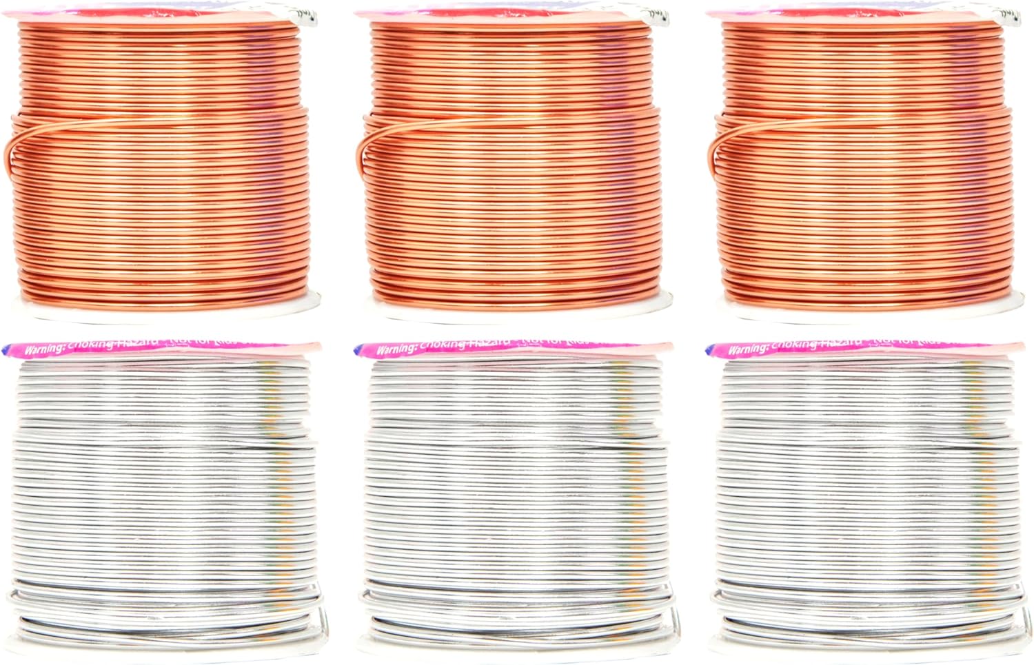 Mandala Crafts 16 Gauge Anodized Aluminum Craft Wire for Jewelry Making – 390 FT Colored Flexible Silver Copper Tone Wire - Bendable for Bonsai Armature Crafting Sculpting - Crafty Corner