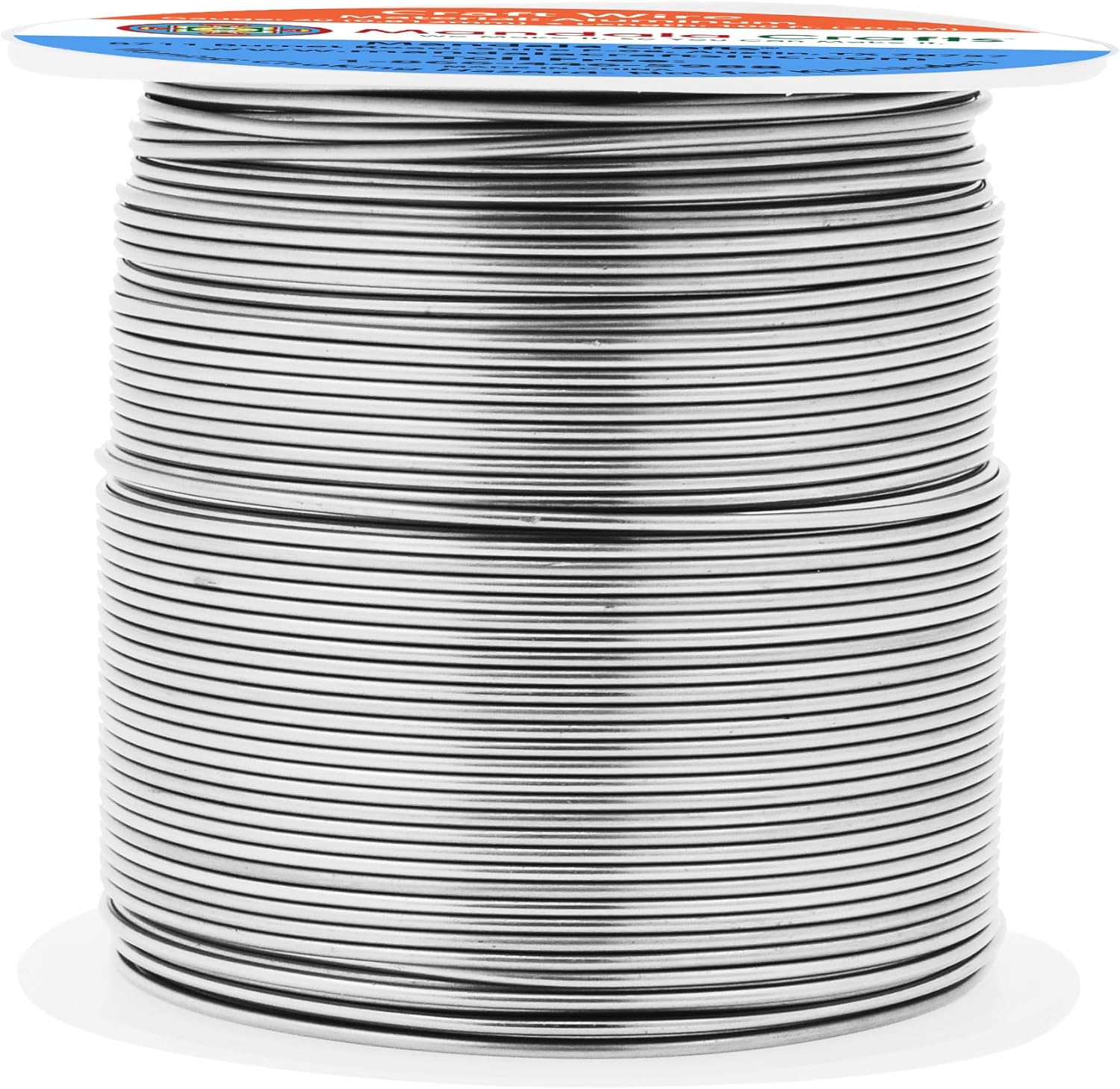 Mandala Crafts 20 Gauge Anodized Aluminum Craft Wire for Jewelry Making - 100 FT Colored Flexible Gray Wire - Bendable for Bonsai Armature Crafting Sculpting - Crafty Corner