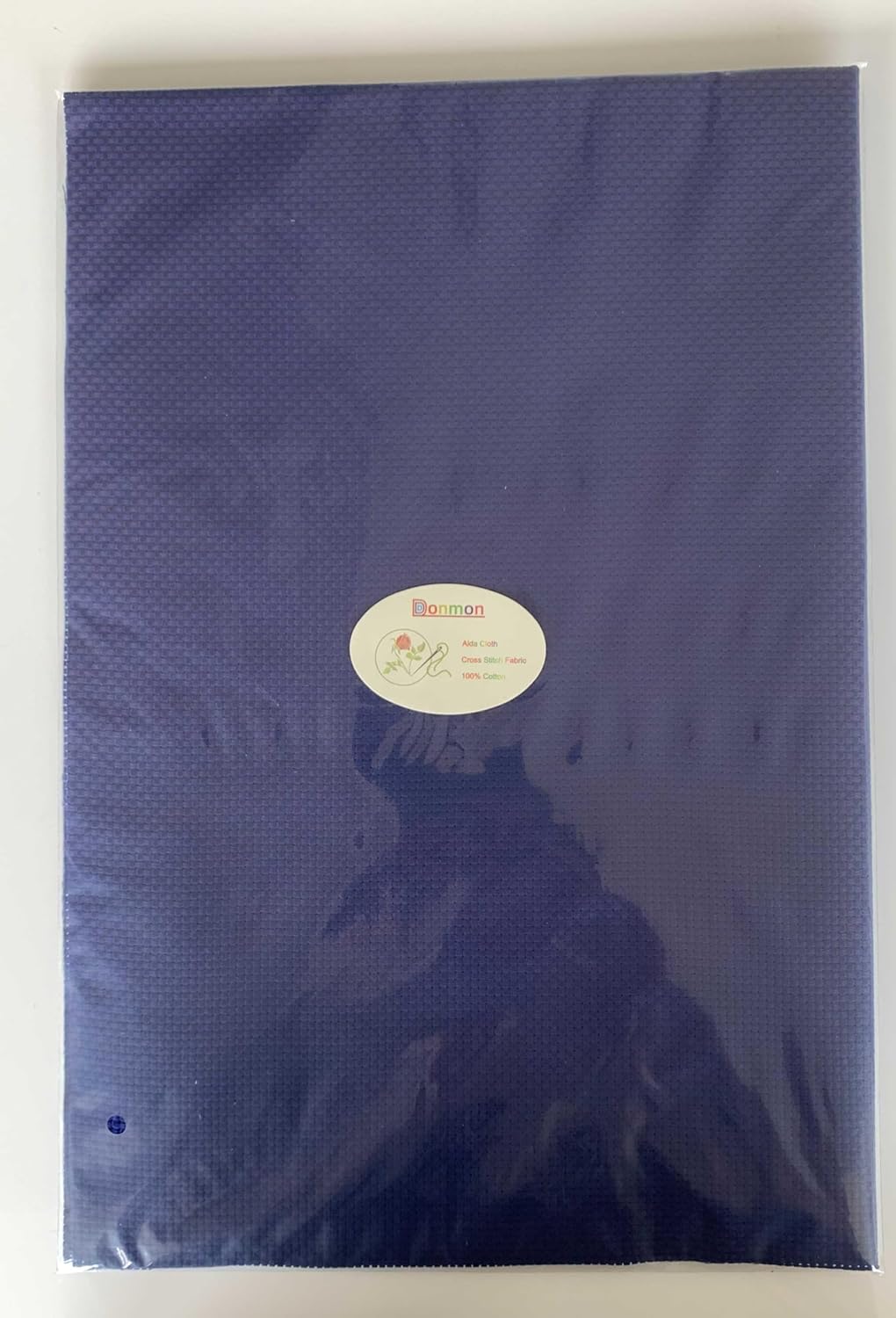 Aida Cloth 11 Count Cross Stitch Fabric,19×28inch (11CT,Navy)