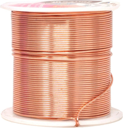Mandala Crafts 20 Gauge Anodized Aluminum Craft Wire for Jewelry Making - 450 FT Colored Flexible Silver Copper Purple Gold Brown Red Wire - Bendable for Bonsai Armature Crafting Sculpting - Crafty Corner