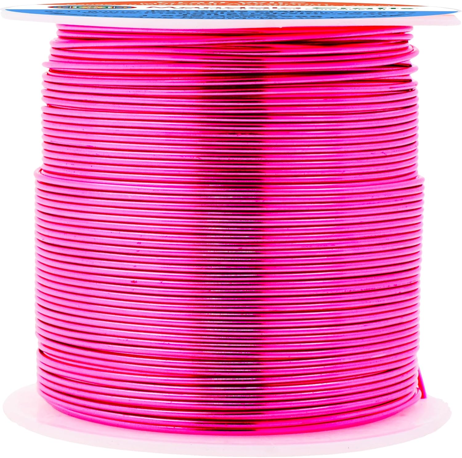 Mandala Crafts 20 Gauge Anodized Aluminum Craft Wire for Jewelry Making - 100 FT Colored Flexible Hot Pink Wire - Bendable for Bonsai Armature Crafting Sculpting - Crafty Corner