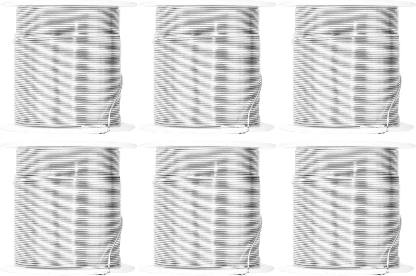 Mandala Crafts 22 Gauge Anodized Aluminum Craft Wire for Jewelry Making - 450 FT Colored Flexible Silver Combo Wire - Bendable for Bonsai Armature Crafting Sculpting - Crafty Corner