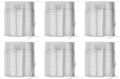 Mandala Crafts 22 Gauge Anodized Aluminum Craft Wire for Jewelry Making - 450 FT Colored Flexible Silver Combo Wire - Bendable for Bonsai Armature Crafting Sculpting - Crafty Corner