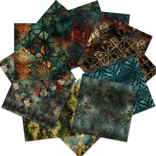 Vintage Window Scrapbook Paper Pad Color Boho Patterned Paper 6×6,24 Sheets Single-Sided Scrapbooking CardStock Papers Pad for Holiday Cardmaking DIY Origami Journaling. - Crafty Corner