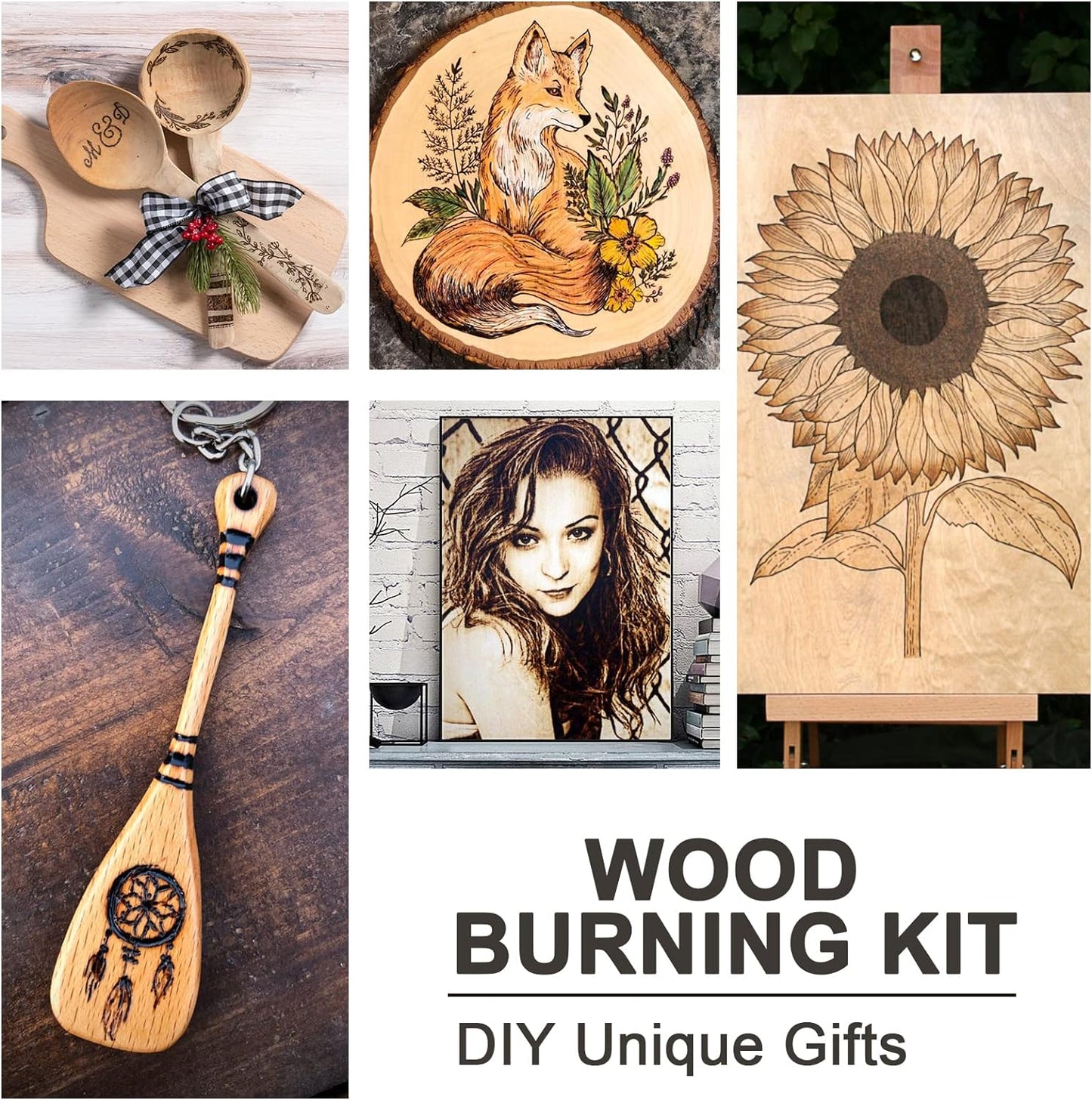 116pcs Wood Burning Kit, Professional Wood Burning Tool with Soldering, DIY Creative Tools Adjustable Temperature 220~480℃ Wood Burner Soldering Pen for Embossing/Carving/Soldering & Pyrography - Crafty Corner