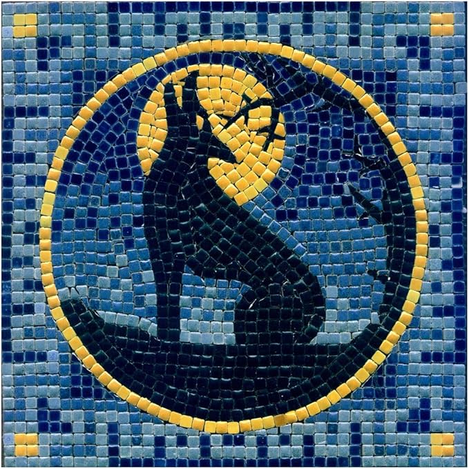 Make Your Own Stunning Mosaic with Our Adult Mosaic Crafting Kit, Square 7inch (20cm) Wolf