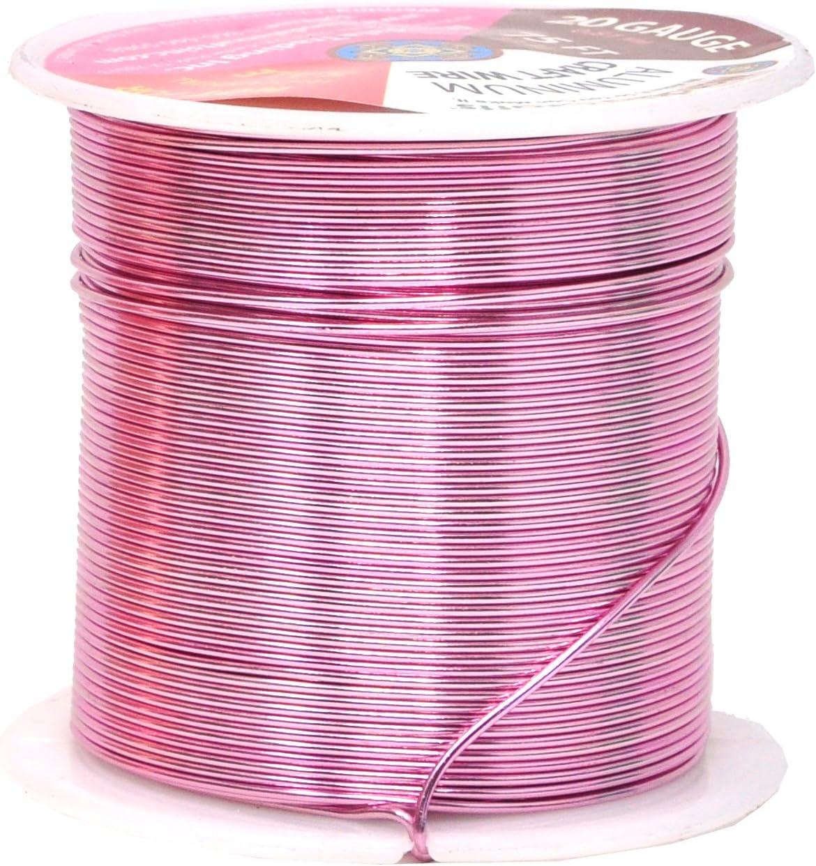 Mandala Crafts 20 Gauge Anodized Aluminum Craft Wire for Jewelry Making - 450 FT Colored Flexible Silver Copper True Blue Pink Ice Blue Green Wire - Bendable for Bonsai Armature Crafting Sculpting - Crafty Corner