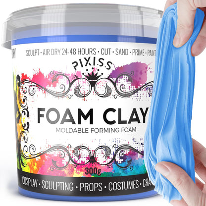 Pixiss Foam Clay (300g, Blue)