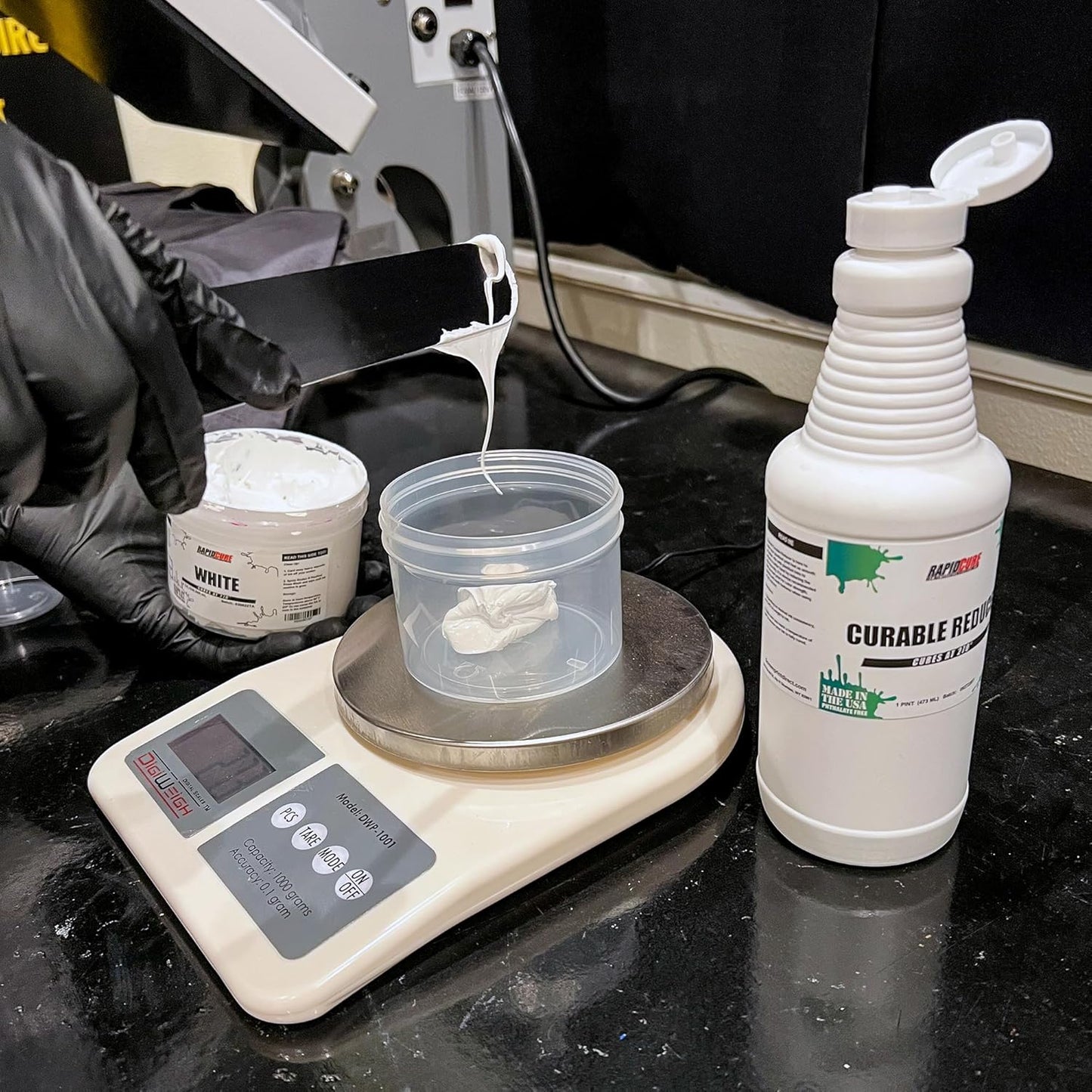 Rapid Cure Plastisol Ink Curable Reducer (Pint - 16 oz.) - Screen Printing Ink Viscosity Reducer, Screen Printing Ink Thinner, Additive for Your Screen Printing Kit, Screen Printing Supplies