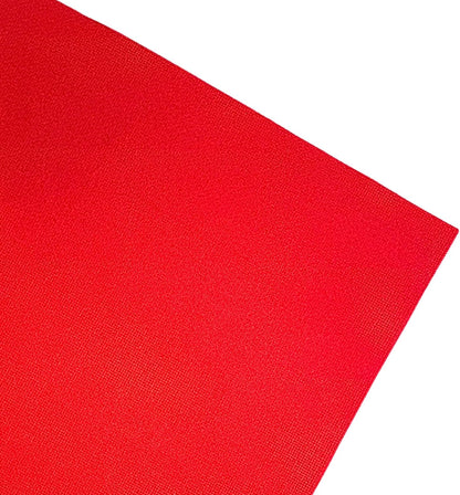 2 Sheets of Red 14 Count Aida Cloth – 18 x 18 Inch Pre-Cut Fabric Squares – Cross Stitch Fabric – 100% Cotton – Ideal for Needlework & Embroidery – The Knotty Unicorn