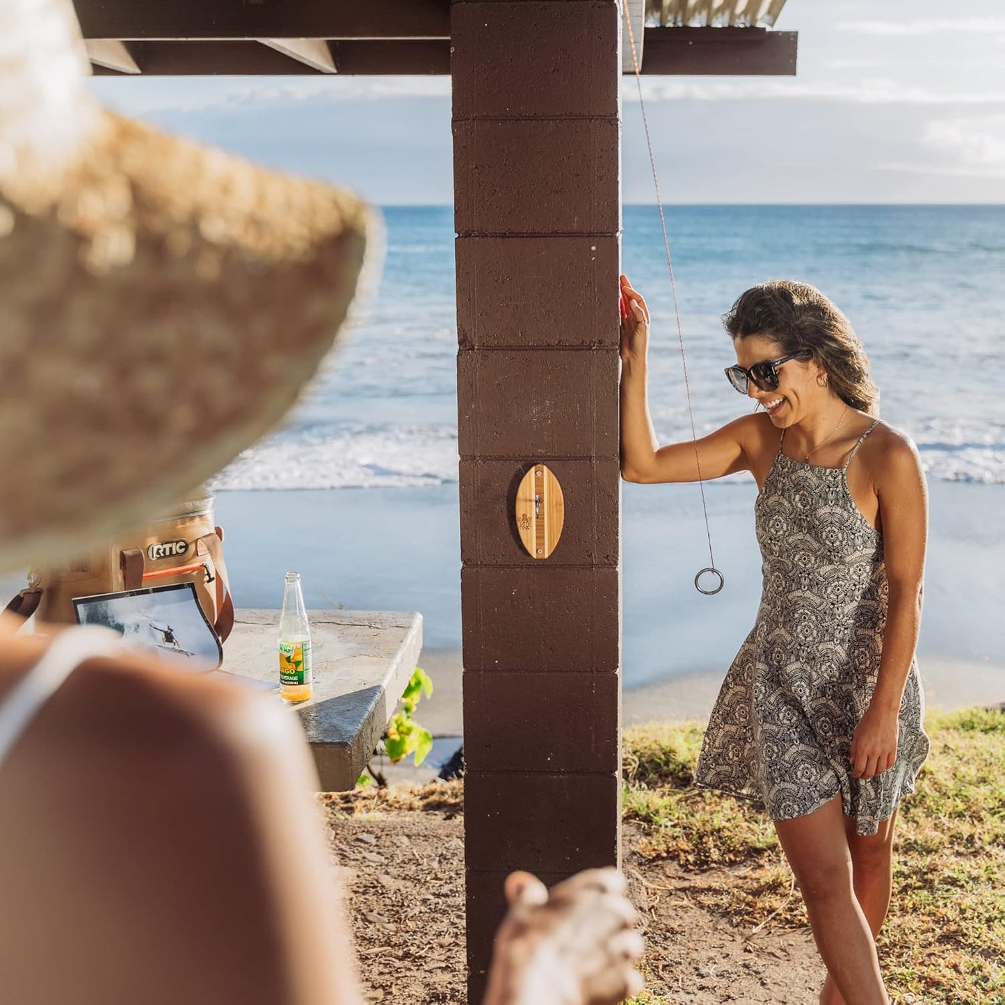 Hook and Ring Game Women and Man Cave Game Room Decor, Ring Game on a String for Game Room Games. Hook and Ring Toss Game Stocking Stuffers for Kids, and Gifts for Men Who Have Everything