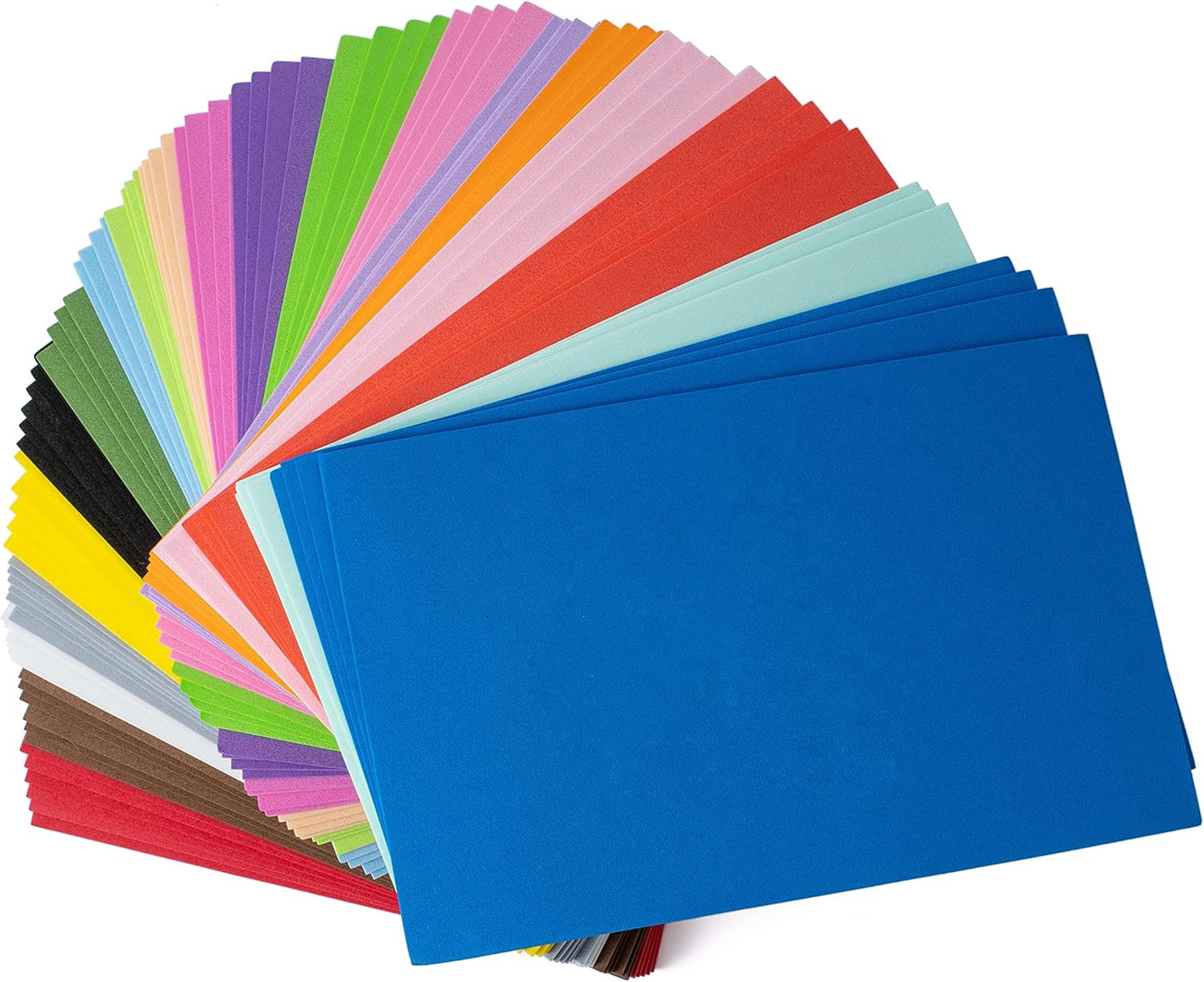 Crafare 8.5x5.5inch Colorful Foam Sheets Crafts 20 Assorted Colors 92 Pack 2mm Thick EVA Foam Sheet for School Project Supply Scrapbooking DIY Cosplay Handcraft - Crafty Corner