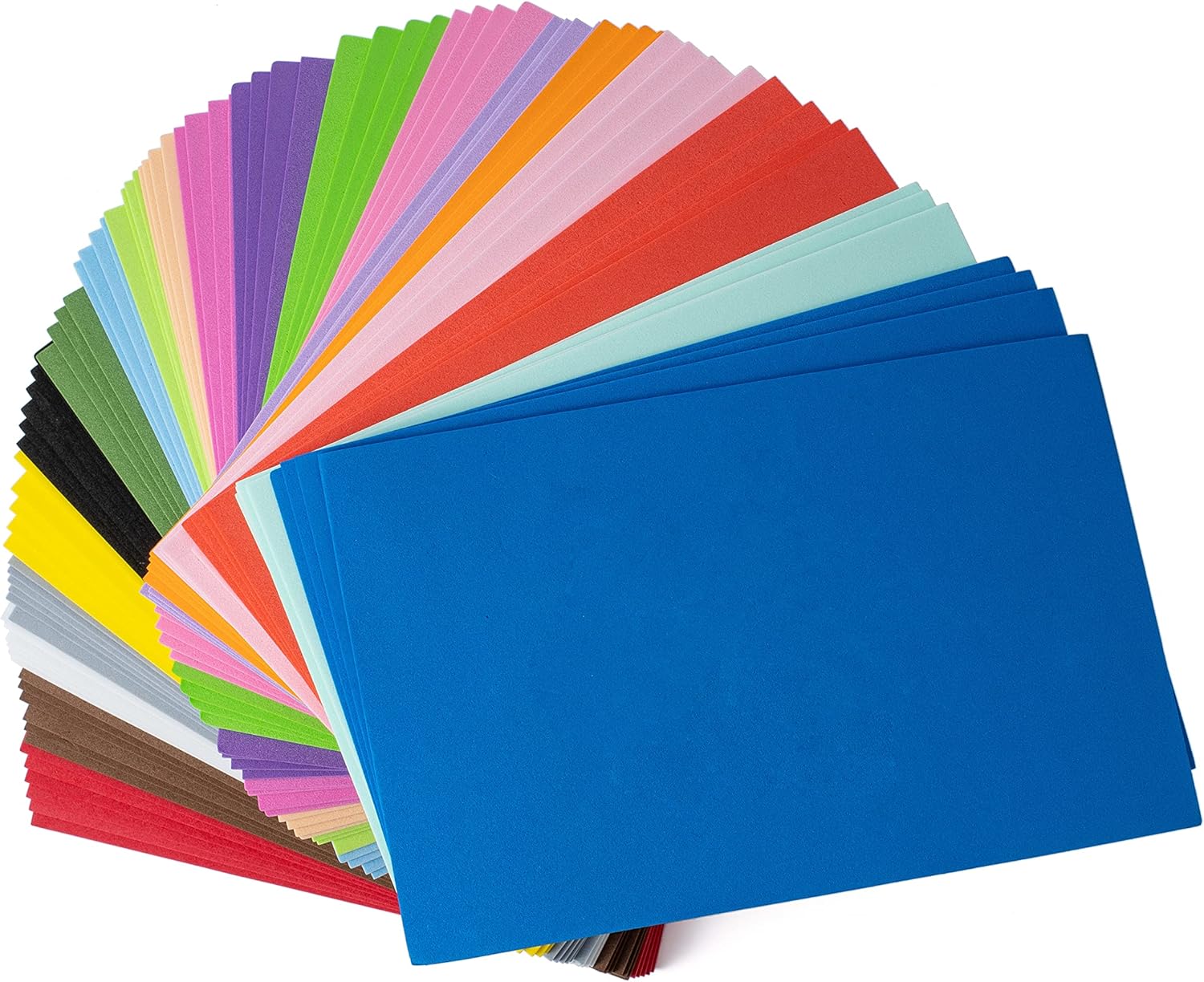 Crafare 8.5x5.5inch Colorful Foam Sheets Crafts 20 Assorted Colors 92 Pack 2mm Thick EVA Foam Sheet for School Project Supply Scrapbooking DIY Cosplay Handcraft - Crafty Corner