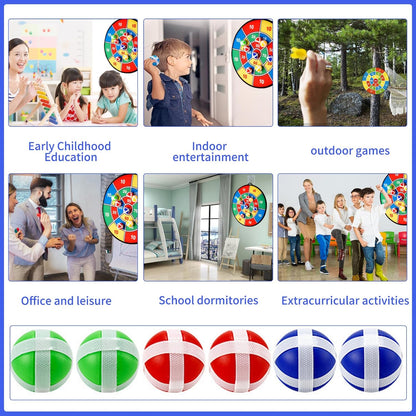 29 Inches Dart Board for Kids，Kids Large Dart Board with Sticky Balls and Darts，Indoor/Outdoor Sport Party Fun Games Toys Birthday Gifts for 3 4 5 6 7 8 9 10 11 12+Year Old Boys Girl