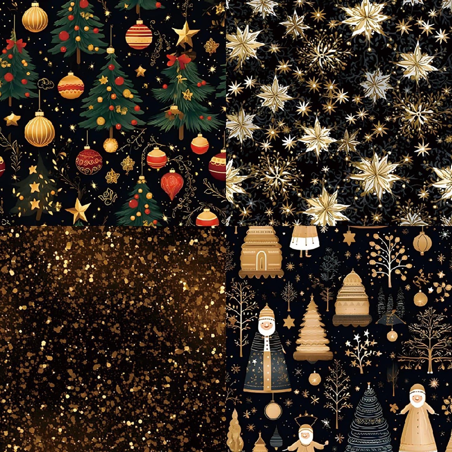 YASMEN 6"x6" Scrapbook Paper Pad - 24 Sheets of Patterned Cardstock for Card Making, Scrapbooking, Junk Journal, DIY Gift Cards - Single-Sided Decopodge Decorative Craft Paper - Crafty Corner