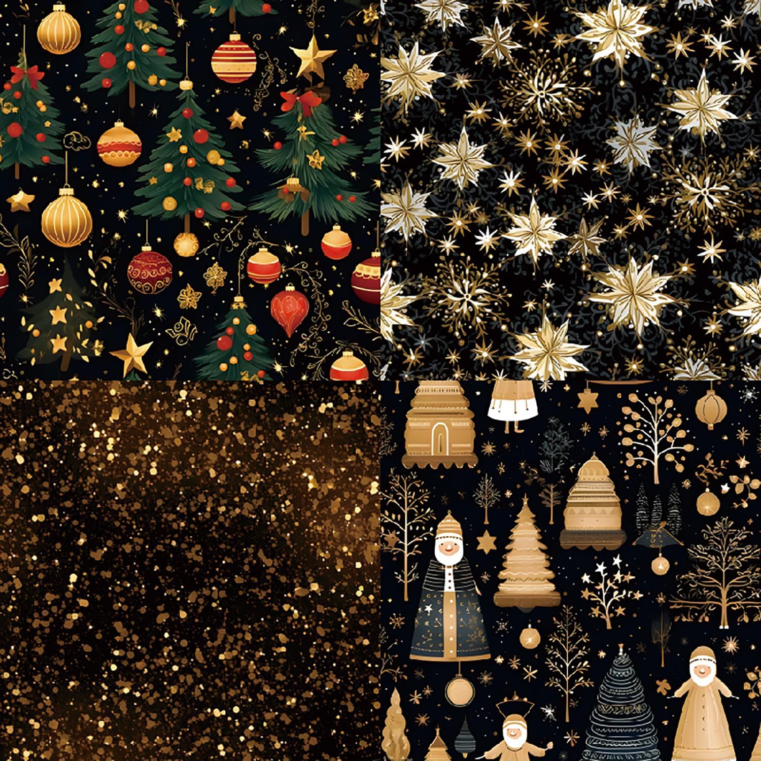 YASMEN 6"x6" Scrapbook Paper Pad - 24 Sheets of Patterned Cardstock for Card Making, Scrapbooking, Junk Journal, DIY Gift Cards - Single-Sided Decopodge Decorative Craft Paper - Crafty Corner