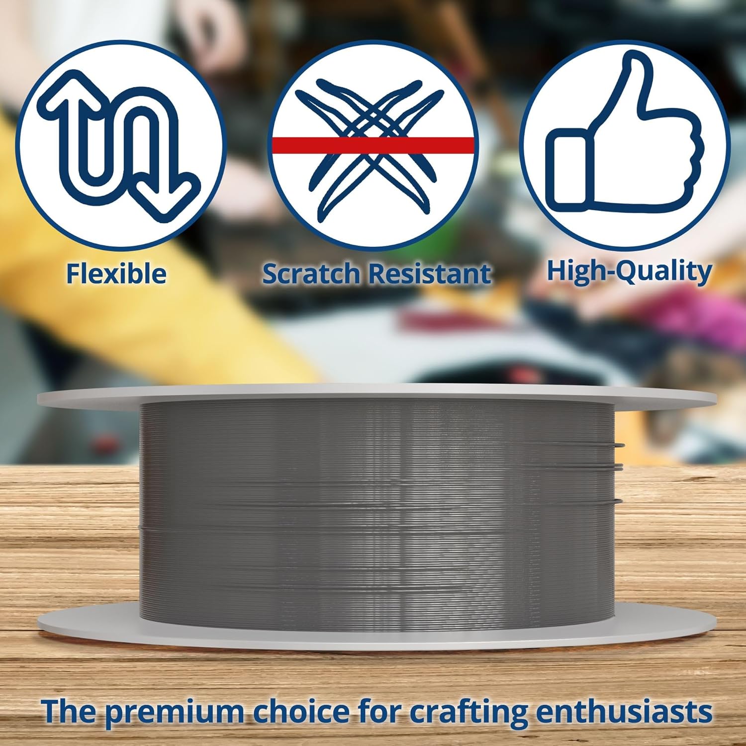 Soft Flex Econoflex Hobby Beading Wire - Fine Gauge 0.014-30 Feet No Lead Crafting Wire - Crafty Corner