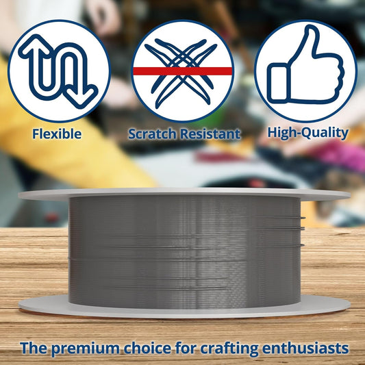 Soft Flex Econoflex Hobby Beading Wire - Fine Gauge 0.014-30 Feet No Lead Crafting Wire - Crafty Corner