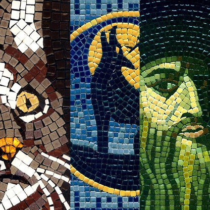 Mosaic Art Kit Square 7inch 20cm Rabbit