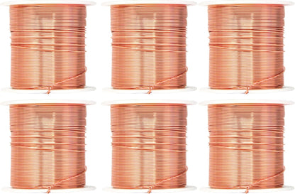Mandala Crafts 20 Gauge Anodized Aluminum Craft Wire for Jewelry Making - 450 FT Colored Flexible Rose Gold Combo Wire - Bendable for Bonsai Armature Crafting Sculpting - Crafty Corner