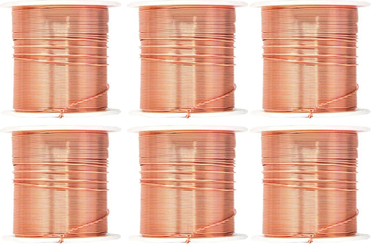 Mandala Crafts 20 Gauge Anodized Aluminum Craft Wire for Jewelry Making - 450 FT Colored Flexible Rose Gold Combo Wire - Bendable for Bonsai Armature Crafting Sculpting - Crafty Corner