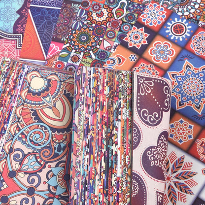 Origami 6x6 Paper Kit 150 Sheets 150 Vivid Colors Double Sided Same Printed Traditional Patterns Square for Arts Crafts Projects Japan Traditional Chiyo.Bohemian - Crafty Corner
