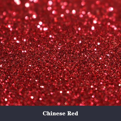 High Capacity 260g Shaker Bottle Package Metalic Fine Glitter,ANGXILIN Fine Glitter for Tumbler Jewelry Making,Epoxy Resin DIY Craft,Face Body Nail Art Fine Glitter (Chinese red)