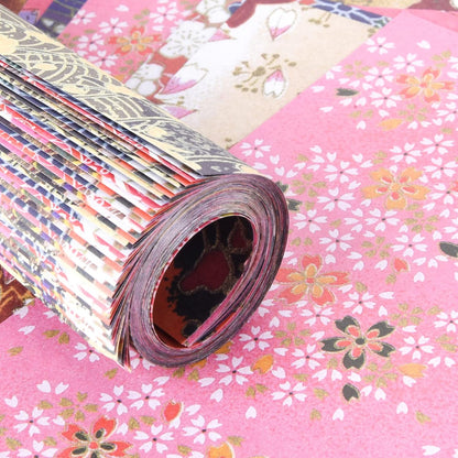 Origami Paper Kit 50 Sheets 6 Inch Square Double Sided Color 10 Vivid Sakura Washi Chiyo Colors for Hand Crafts Origami Paper Arts Creativity.Cherry Blossoms - Crafty Corner
