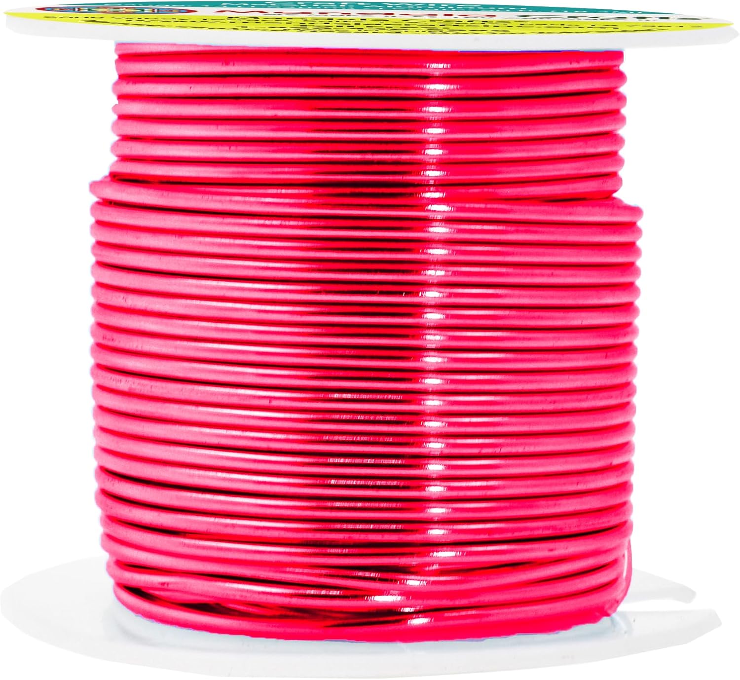 Mandala Crafts 14 Gauge Anodized Aluminum Craft Wire for Jewelry Making - 60 FT Colored Flexible Raspberry Wire - Bendable for Bonsai Armature Crafting Sculpting - Crafty Corner