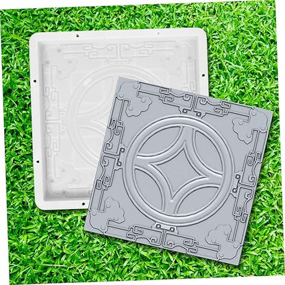 Abaodam Garden Concrete Paving Mold DIY Stepping Stone Kit Square Paver Brick Mould