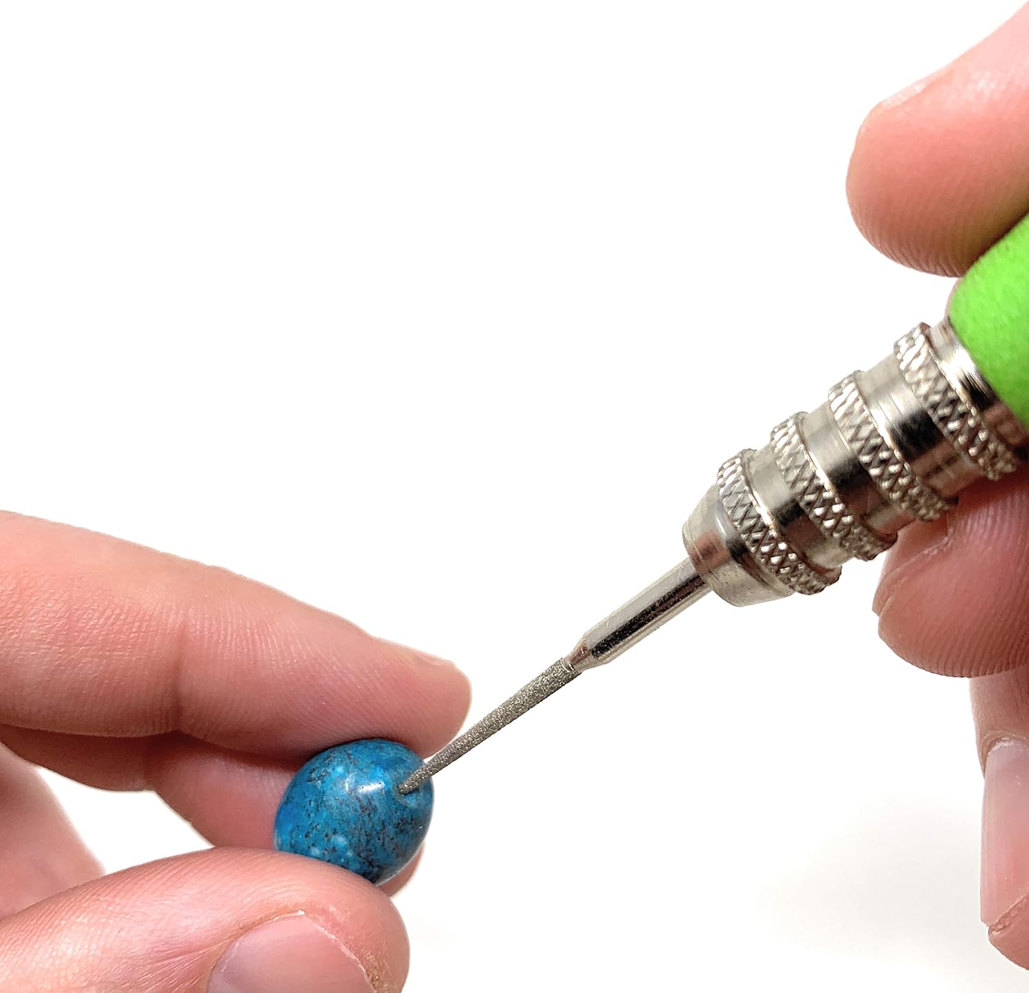 WireJewelry Diamond Tip Bead Reamer with Padded Handle, Pack of 1 - Crafty Corner