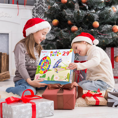 BooTaa 29" Large Dart Board for Kids, Kids Dart Board with Sticky Balls, Boys Toys, Indoor/Sport Outdoor Fun Party Play Game Toys, Birthday Gifts for 3 4 5 6 7 8 9 10 11 12 Year Old Boys Girls