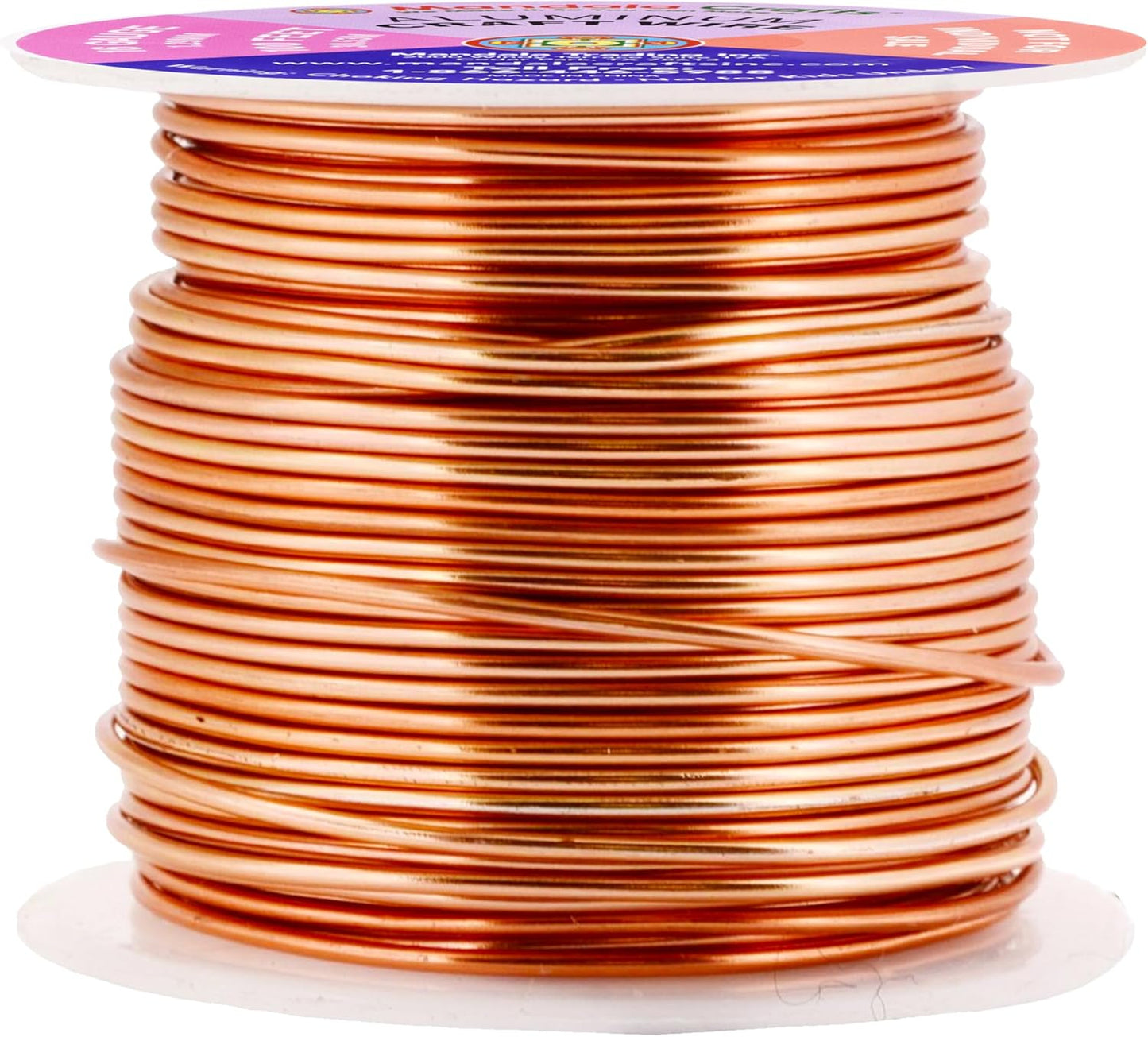 Mandala Crafts 16 Gauge Anodized Aluminum Craft Wire for Jewelry Making – 390 FT Colored Flexible Silver Copper Black Pink Ice Blue Red Wire - Bendable for Bonsai Armature Crafting Sculpting - Crafty Corner